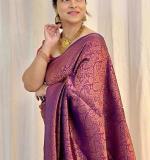 KPR 298 SOFT LICHI SILK CLOTH SAREE