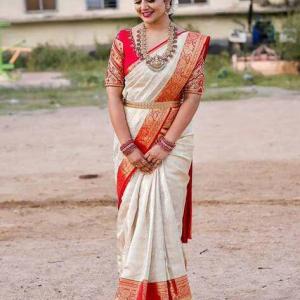 KP 6083 BEAUTIFUL RICH PALLU SAREE