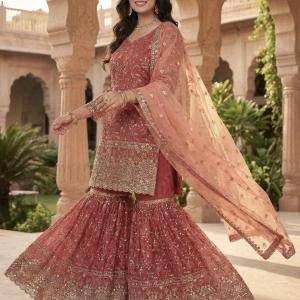 New Embroidery Design Party Wear Dress