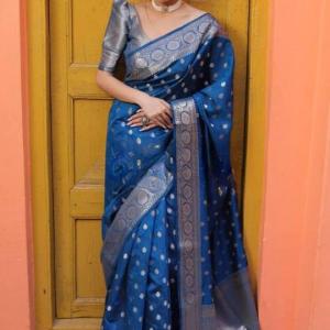 KP 7000 SOFT LITCHI SILK CLOTH SAREE