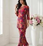 New Casual Wear Pink Dress