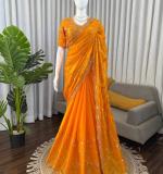 KD 628 Designer Saree With Beautiful Embroidery