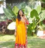 Kalamkari Print Gown