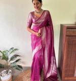 KP 7002 BEAUTIFUL SAREE WITH JACQUARD WORK