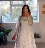Faux Georgette with inner Gown