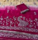 New Beautiful Mor Gota Work Saree