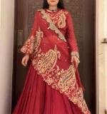 Heavy Embroidery Coading Sequence Work Lehenga