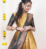 Kanjiveram Silk Zari Lehanga