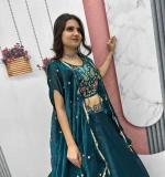 Heavy Embroidery Thread & Sequence Work Lehenga