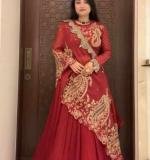 Heavy Embroidery Coading Sequence Work Lehenga