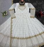 Faux Georgette with inner Gown
