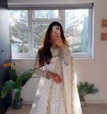 Faux Georgette with inner Gown