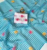 KPW 373 New Checks Type Of Digital Printed Saree
