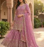 Beautiful Embroidery Design Party Wear Dress