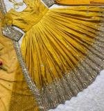 YELLOW PARTY WEAR LOOK DRESS