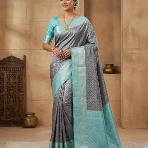 MF 2080 SOFT LICHI SILK CLOTH SAREE