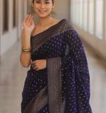 KPR 266 BEAUTIFUL SOFT LITCHI SILK CLOTH SAREE