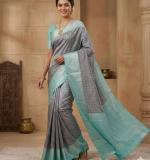 MF 2080 SOFT LICHI SILK CLOTH SAREE