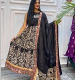 Riyon Cotton Kalamkari Print Gown
