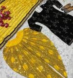 Yellow Top Dhoti Salwar and Dupatta