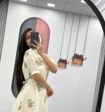 Pure Party Wear Cotton Dress