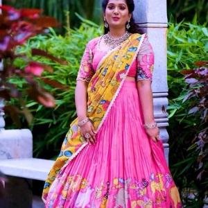 Kalamkari Print Lehenga