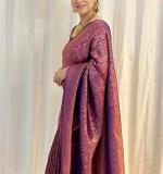 KPR 298 SOFT LICHI SILK CLOTH SAREE