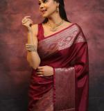 KPR 267 NEW SOFT LITCHI SILK CLOTH SAREE