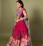 Cotton Kalamkari Print Lehenga