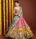 Pink Kalamkari Lehenga