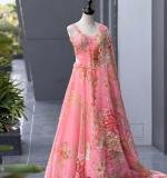 Beautiful Modern Embroidery Party Wear Lahenga
