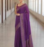KPR 266 SOFT LITCHI SILK CLOTH SAREE