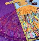 Chent Crep kalamkari print Lehenga