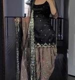Party Wear Look Top Dhoti Salwar and Dupatta