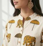 New Elephant Designed Dress