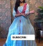 Bandhej Gown