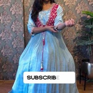 Bandhej Gown