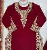 Premium Designed Maroon Dress