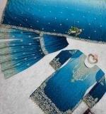 Havy Chinon Blue Designer Suit