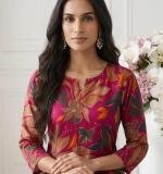 New Casual Wear Pink Dress