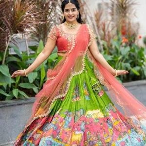 Beautiful Kalamkari Lehenga