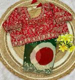 PIYU P1102 BEAUTIFUL LADDU MANGO DESIGNER SAREE