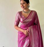 KP 7002 BEAUTIFUL SAREE WITH JACQUARD WORK