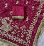 Mor Gota Work Saree