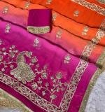 Mor Gota Designer Saree