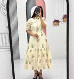 Pure Party Wear Cotton Dress