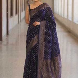 KPR 266 BEAUTIFUL SOFT LITCHI SILK CLOTH SAREE