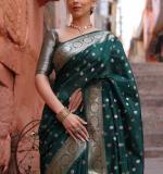 KP 7000 BEAUTIFUL SOFT LITCHI SILK CLOTH SAREE