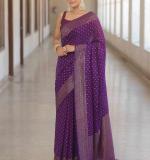 KPR 266 SOFT LITCHI SILK CLOTH SAREE