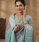 MF 2080 SOFT LICHI SILK CLOTH SAREE